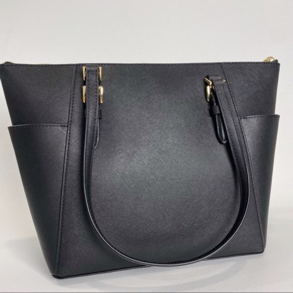 Michael Kors Charlotte Large Saffiano Leather Top-Zip Tote Bag - Picture 2 of 9